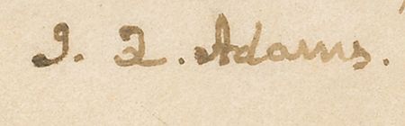 Lot #13 John Quincy Adams Signed Document - Image 2