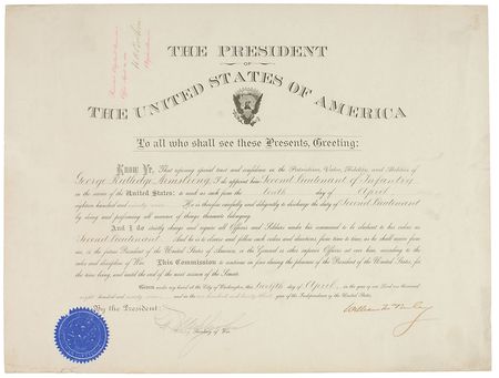 Lot #58 William McKinley Signed Document - Image 1