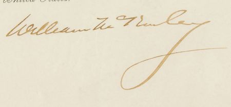 Lot #58 William McKinley Signed Document - Image 2