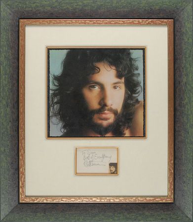 Lot #793 Cat Stevens Signature - Image 1