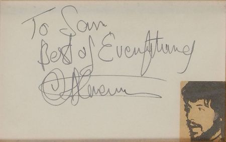Lot #793 Cat Stevens Signature - Image 2