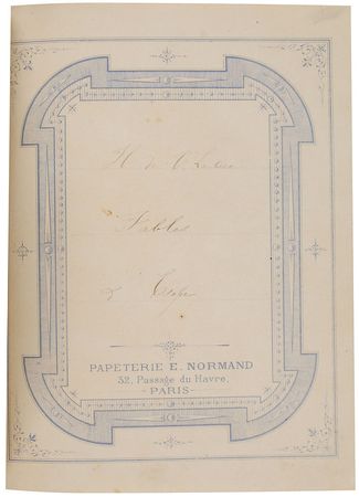 Lot #555 Henri de Toulouse-Lautrec: Amazing 87-page notebook filled by the young Lautrec - Image 1