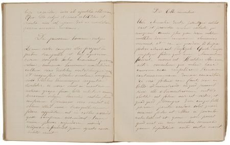 Lot #555 Henri de Toulouse-Lautrec: Amazing 87-page notebook filled by the young Lautrec - Image 3