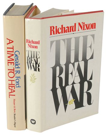 Lot #147 Richard Nixon and Gerald Ford Books - Image 1