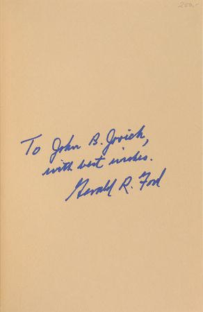 Lot #147 Richard Nixon and Gerald Ford Books - Image 2