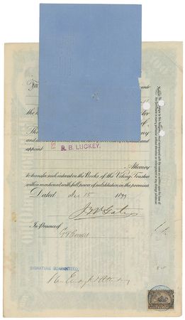 Lot #204 John Warne Gates - Image 1