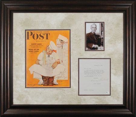 Lot #567 Norman Rockwell Typed Letter Signed - Image 1