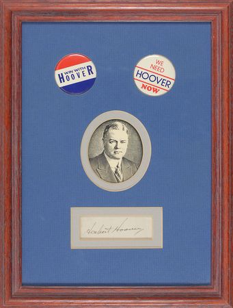 Lot #129 Herbert Hoover Signature - Image 1