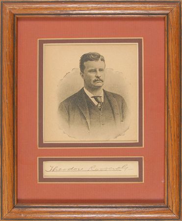 Lot #121 Theodore Roosevelt Signature - Image 1