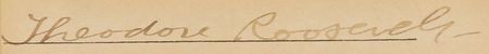 Lot #121 Theodore Roosevelt Signature - Image 2