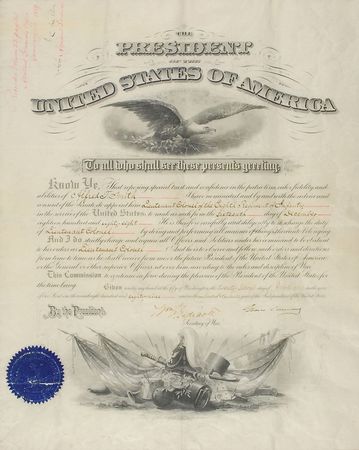 Lot #56 Grover Cleveland Signed Document - Image 2