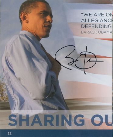 Lot #169 Barack Obama Campaign Booklet - Image 1