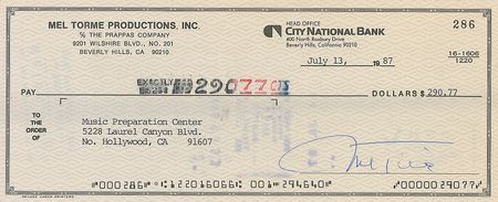Lot #779 Musicians Checks - Image 3