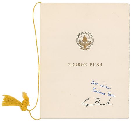 Lot #163 George and Barbara Bush Program - Image 1