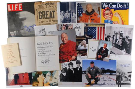 Lot #272 The Mike Tracy Collection: Substantial autograph collection covering a variety of fields - Image 1