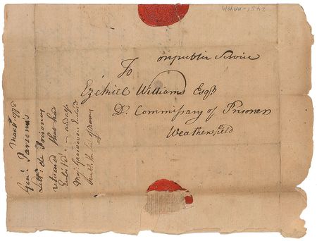 Lot #361 Samuel H. Parsons: “The Recruit has but one arm, a perfect Burlesque upon a Soldier” - Image 3