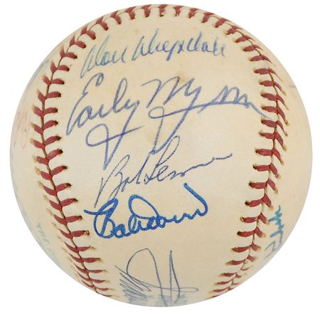 Lot #950 Baseball Hall of Famers - Image 1