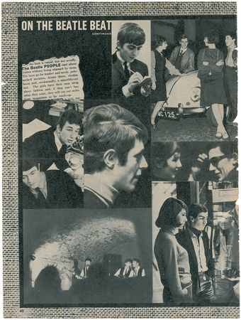 Lot #692 Beatles: Fully-signed Fab Four fanzine portrait - Image 2