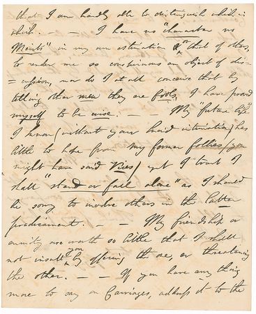 Lot #593 Lord Byron: Lord Byron lashes out against a ?former friend???You are not aware that my Mother lies dead in the very Chamber where you slept? - Image 3