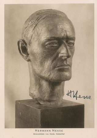 Lot #616 Hermann Hesse Signed Photograph - Image 1