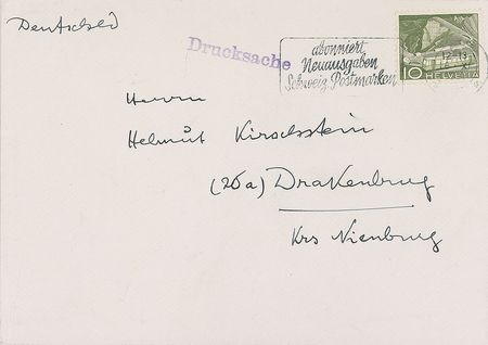 Lot #616 Hermann Hesse Signed Photograph - Image 2