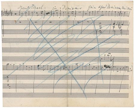 Lot #666 Franz Liszt: Extremely desirable Liszt manuscript, totaling almost 40 bars - Image 2