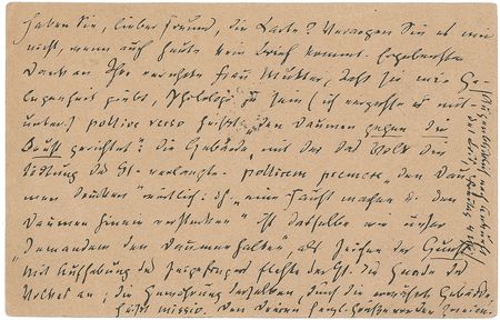 Lot #246 Friedrich Nietzsche: Fantastic early Nietzsche letter explaining the intricacies of gladiatorial combat - Image 1