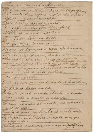 Lot #258 Arthur Schopenhauer: Collection of three dozen aphorisms from the great German philosopher - Image 1