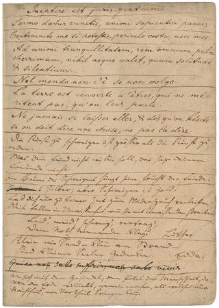 Lot #258 Arthur Schopenhauer: Collection of three dozen aphorisms from the great German philosopher - Image 2