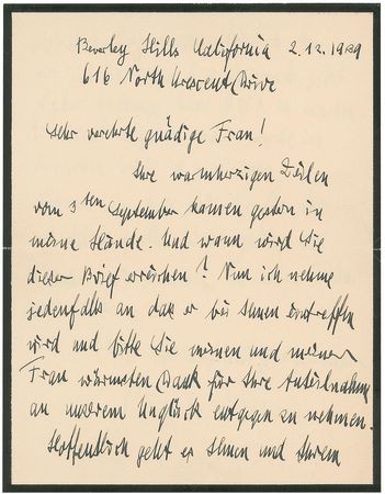 Lot #685 Bruno Walter Letters - Image 1