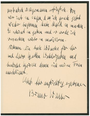 Lot #685 Bruno Walter Letters - Image 2