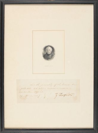 Lot #29 Zachary Taylor Signed Document - Image 2