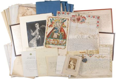 Lot #245 Papal History: Huge archive including over 100 papal documents—spanning seven centuries of the Roman Catholic church - Image 1