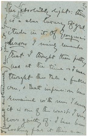 Lot #618 Henry James: The author dismisses a story of his own??I daresay it is one of the worst I was ever guilty of? - Image 2