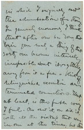 Lot #618 Henry James: The author dismisses a story of his own??I daresay it is one of the worst I was ever guilty of? - Image 4