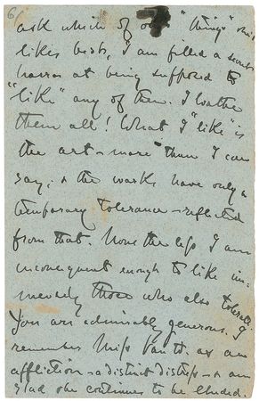 Lot #618 Henry James: The author dismisses a story of his own??I daresay it is one of the worst I was ever guilty of? - Image 6