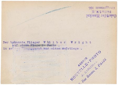 Lot #420 Wilbur Wright Photograph - Image 2