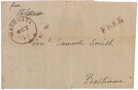 Lot #5 Thomas Jefferson: Phenomenal 1801