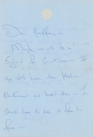 Lot #97 Jacqueline Kennedy Handwritten Letter Signed - Image 1