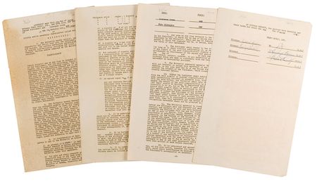 Lot #767 Duke Ellington Signed Document - Image 1
