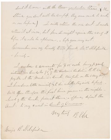 Lot #354 Robert E. Lee: Struggling with the construction of Baltimore’s Fort Carroll in 1849 - Image 3