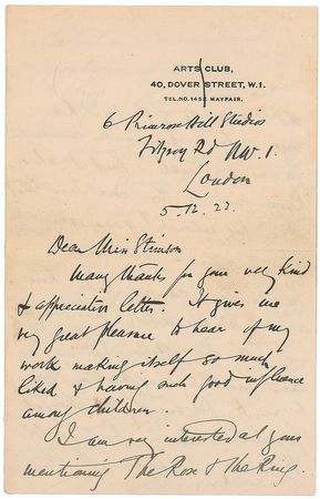 Lot #550 Arthur Rackham: ??Rip,? of course, is one of the best told short stories in existence. A stroke of genius? - Image 1