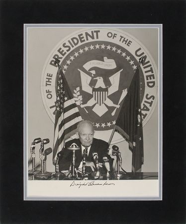 Lot #86 Dwight D. Eisenhower Signed Photograph - Image 2