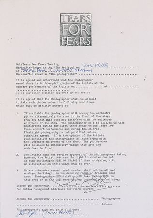 Lot #794 Tears for Fears - Image 4