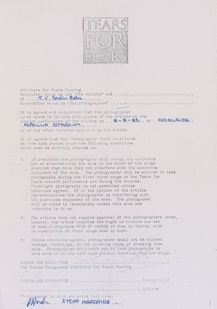 Lot #794 Tears for Fears - Image 5