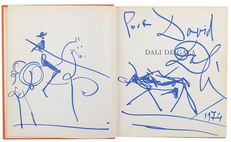 Lot #538 Salvador Dali: Magnificent sketch of Don Quixote by the surrealist master - Image 1