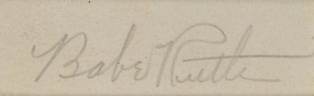 Lot #931 Babe Ruth: Perfect signature of the ‘Bambino’ - Image 2