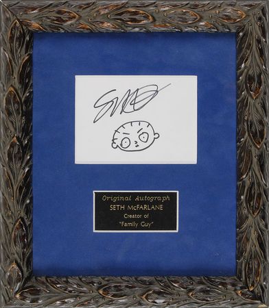 Lot #583 Seth MacFarlane Sketch - Image 2