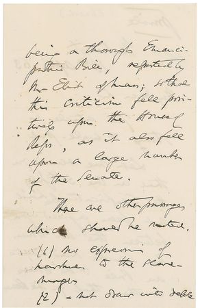 Lot #267 Charles Sumner: The radical senator discusses the limitations of the 1862 Confiscation Act - Image 2