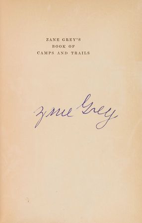 Lot #645 Zane Grey Book - Image 1